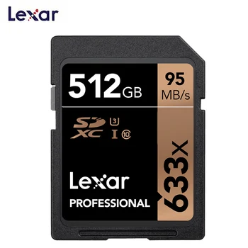 

Lexar Professional cards 633x 512GB SDXC UHS-I SD card 512GB High Speed Capacity Up To Max 95M Memory Card For Camera