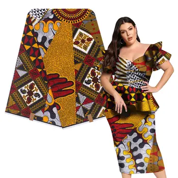 2020 high quality wholesale 6 yards of african fabric print african real wax ankara fabric for women dress H200302
2020 high quality wholesale 6 yards of african fabric print african real wax ankara fabric for women dress H200302