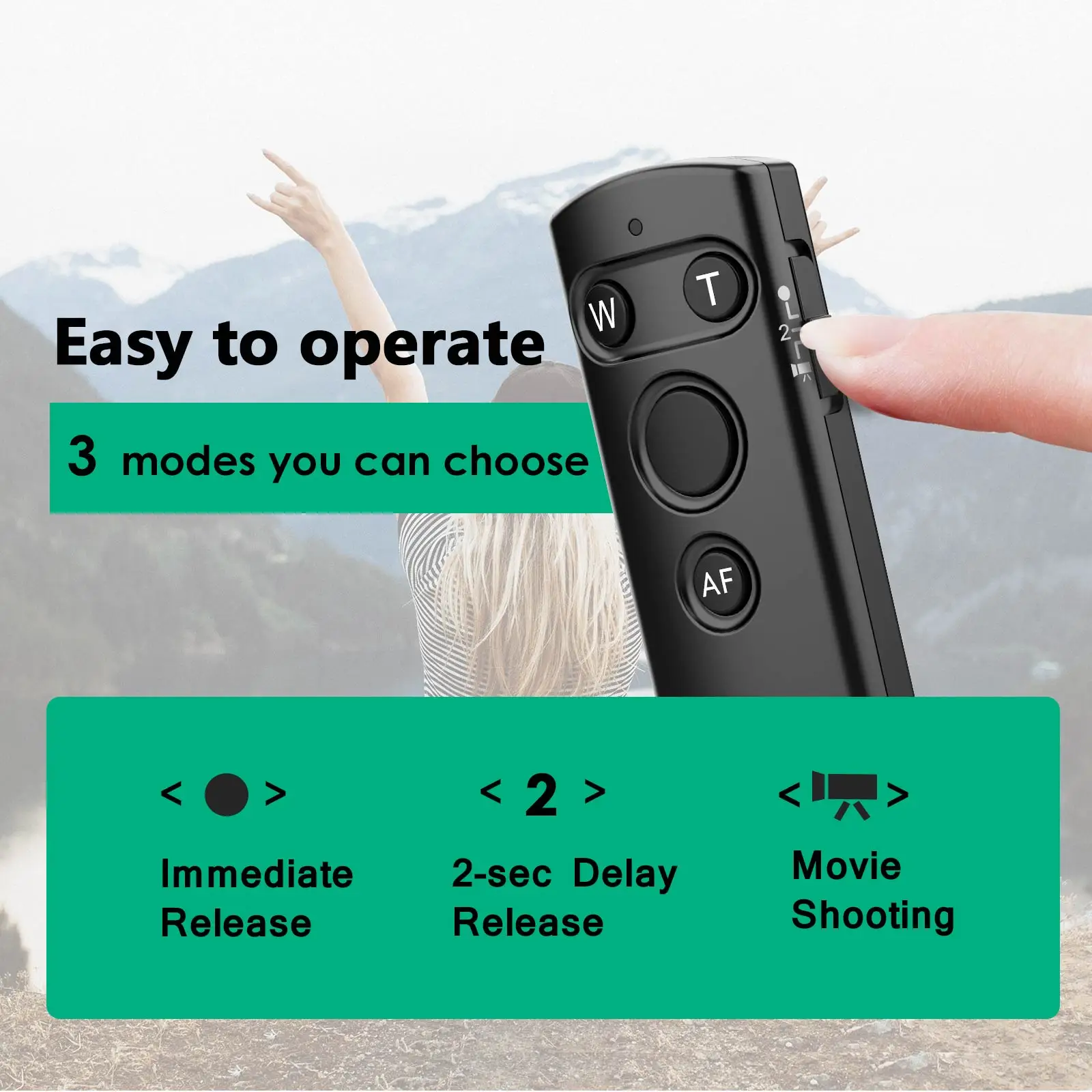 Generic BRE1 Wireless Remote Control Shutter Release For Canon EOS R7