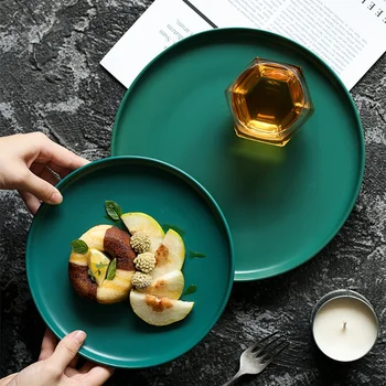 Scandinavian Pure Color Ceramic Dish Home Restaurant Serving Dish Breakfast Tableware Steak Plate Wedding Party Dinner Plates
Scandinavian Pure Color Ceramic Dish Home Restaurant Serving Dish Breakfast Tableware Steak Plate Wedding Party Dinner Plates
