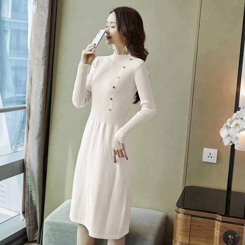 Autumn Winter Black Elegant Long Sleeve Knitted Sweaters Women Sexy Bodycon Midi Party Dress Female Fashion Pullover Clothes l 
Autumn Winter Black Elegant Long Sleeve Knitted Sweaters Women Sexy Bodycon Midi Party Dress Female Fashion Pullover Clothes l