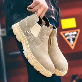 Dropshipping Autumn Winter Men Safety Shoes with Steel Toe Work Boot Cowhide Non-slip Anti-piercing Indestructible Male Sneakers
Dropshipping Autumn Winter Men Safety Shoes with Steel Toe Work Boot Cowhide Non-slip Anti-piercing Indestructible Male Sneakers