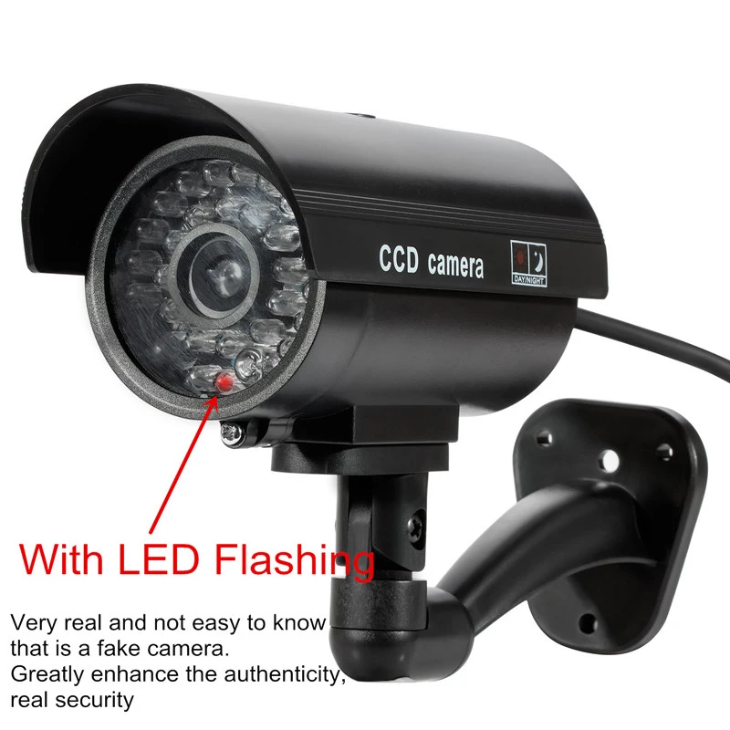 Security TL-2600 Waterproof Outdoor Indoor Fake Camera Security Dummy CCTV Surveillance Camera Night CAM LED Light Color
Security TL-2600 Waterproof Outdoor Indoor Fake Camera Security Dummy CCTV Surveillance Camera Night CAM LED Light Color