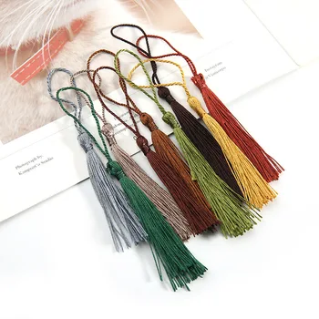 

Mibrow 100pcs/lot 12cm Length Chinese knot Silk Tassels Cords for Earrings Rayon Thread Tassels Handmade Cotton Tassel Jewelry