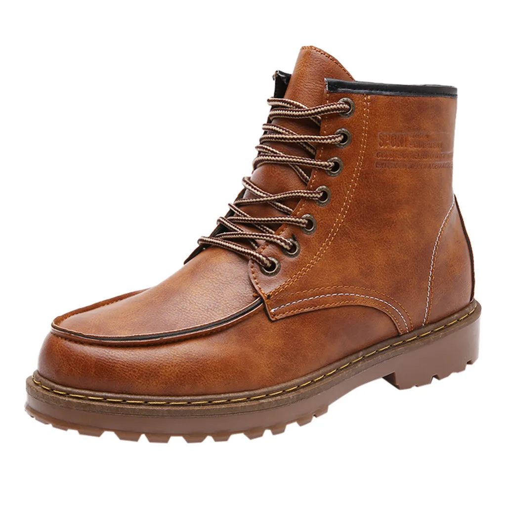 SAGACE Men's Autumn Casual Booties Fashion Motorcycle Boots Men's Vintage Round Head Motorcycle Martin Boots 2019
SAGACE Men's Autumn Casual Booties Fashion Motorcycle Boots Men's Vintage Round Head Motorcycle Martin Boots 2019