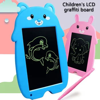 LCD Writing Tablet Cartoon Graffiti Painted Drawing Board Children Educational Toy Portable Erasable Drawing Board for Kids Gift
LCD Writing Tablet Cartoon Graffiti Painted Drawing Board Children Educational Toy Portable Erasable Drawing Board for Kids Gift