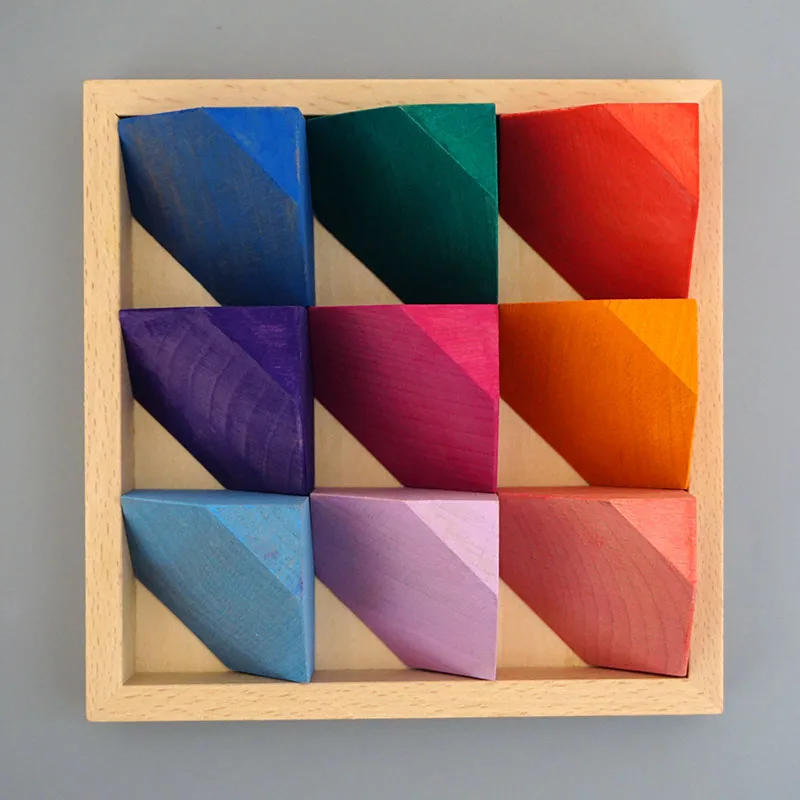 18pcs Corner Stone Color Wooden Flower Bricks Rainbow Wooden Balancing Blocks Creative Stackable Open-ended Educational Toy
18pcs Corner Stone Color Wooden Flower Bricks Rainbow Wooden Balancing Blocks Creative Stackable Open-ended Educational Toy