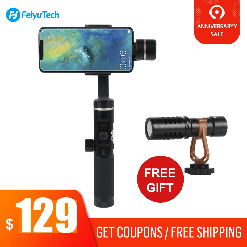 Feiyu SPG 2 Splashproof 3 Axis Handheld Gimbal for Smartphone iphone Xs Samsung Stabilizer Gopro 7 6 5 PK DJI Osmo mobile 2
Feiyu SPG 2 Splashproof 3 Axis Handheld Gimbal for Smartphone iphone Xs Samsung Stabilizer Gopro 7 6 5 PK DJI Osmo mobile 2