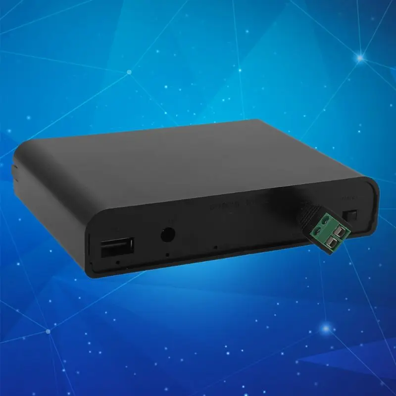 USB DC 12V Output 6x 18650 Batteries UPS DIY Power Bank Box Charger for Cellphone WiFi Router LED Light Security Camera
USB DC 12V Output 6x 18650 Batteries UPS DIY Power Bank Box Charger for Cellphone WiFi Router LED Light Security Camera