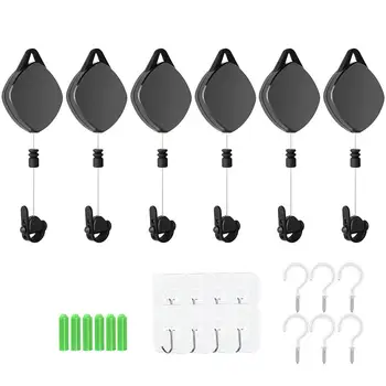 6PCS VR Cable Management System Ceiling Pulley System VR Accessories for Oculus Quest 2, For HTC Vive/Oculus Rift S/PS VR
6PCS VR Cable Management System Ceiling Pulley System VR Accessories for Oculus Quest 2, For HTC Vive/Oculus Rift S/PS VR