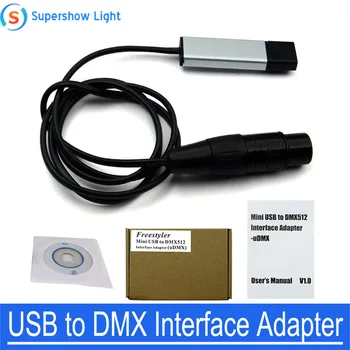 USB to DMX Interface Adapter DMX512 Computer Stage Lighting Controller Dimmer USB LED DMX512 Interface with CD
USB to DMX Interface Adapter DMX512 Computer Stage Lighting Controller Dimmer USB LED DMX512 Interface with CD