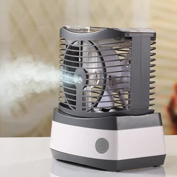 70Ml Portable Air Humidifier Mini Air Conditioner Usb Water Mist Fan Cooler Air Cooling Fan for Home Office Gray
70Ml Portable Air Humidifier Mini Air Conditioner Usb Water Mist Fan Cooler Air Cooling Fan for Home Office Gray