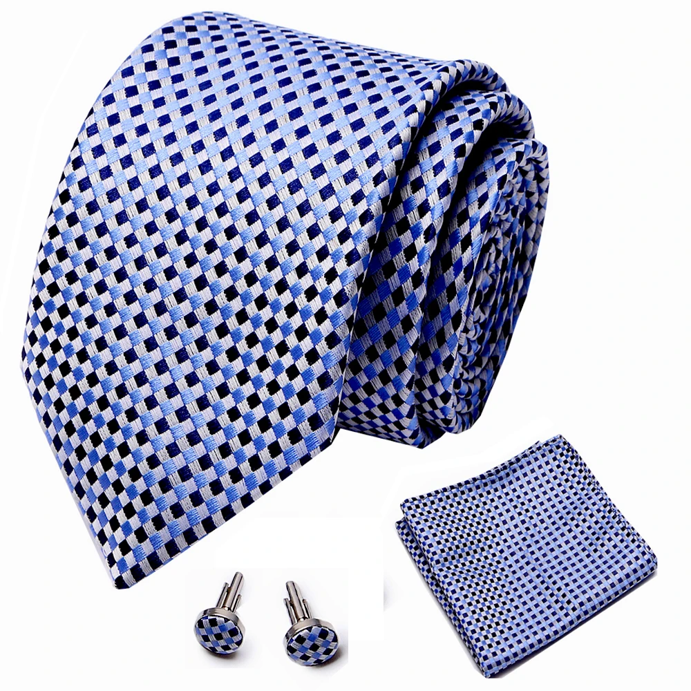 Wedding Men's Tie Handkerchief Cuffink Necktie Set Jacquard Woven 7.5 cm 100% Silk Red Soild Necktie Accessories Luxury Bow Tie Wedding Men's Tie Handkerchief Cuffink Necktie Set Jacquard Woven 7.5 cm 100% Silk Red Soild Necktie Accessories Luxury Bow Tie