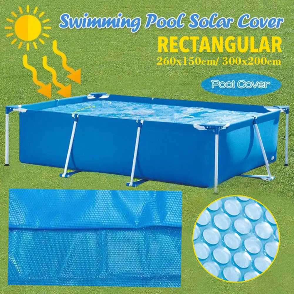 Square Solar Tarpaulin Rectangular Durable Swimming Pool Protection Cover Heat Insulation Film for Indoor Outdoor Frame Pool
Square Solar Tarpaulin Rectangular Durable Swimming Pool Protection Cover Heat Insulation Film for Indoor Outdoor Frame Pool