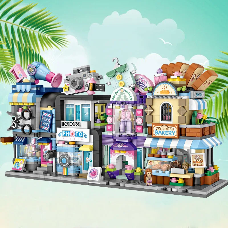 blocks boys Mini City Street View Fantasy House Commercial Street Building Blocks 3D Model DIY Educational Kids Toys Girls Gift
blocks boys Mini City Street View Fantasy House Commercial Street Building Blocks 3D Model DIY Educational Kids Toys Girls Gift