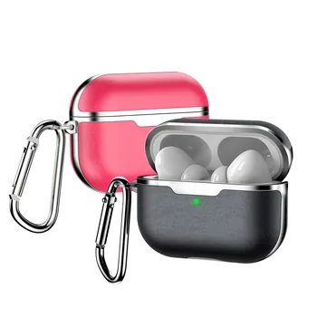 Compatible for Airpods Pro Case Imitation Leather Headset Cover Wireless Bluetooth Earphone Shockproof Protective Case with Hook
Compatible for Airpods Pro Case Imitation Leather Headset Cover Wireless Bluetooth Earphone Shockproof Protective Case with Hook
