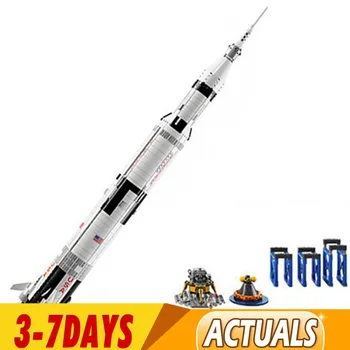 IN STOCK Ideas Series The Apollo Saturn V Building Blocks Compatible 80013 52001 21309 37003 Education Toys for Children 10231
IN STOCK Ideas Series The Apollo Saturn V Building Blocks Compatible 80013 52001 21309 37003 Education Toys for Children 10231