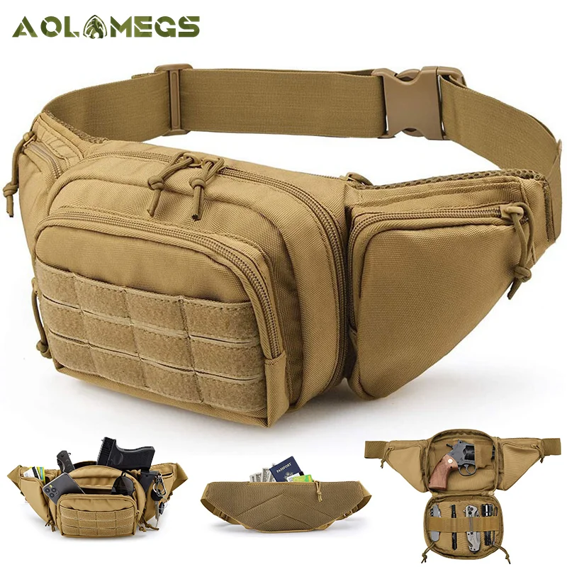 Concealed Carry Pistol Pouch Universal Tactical Ultimate Fanny Pack Holster Fits 1911, Glock, H&K, Ruger, S&W M&P Shield, Taurus
Concealed Carry Pistol Pouch Universal Tactical Ultimate Fanny Pack Holster Fits 1911, Glock, H&K, Ruger, S&W M&P Shield, Taurus