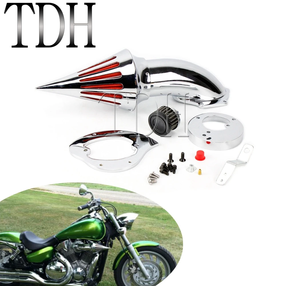For Honda VTX 1300 VTX1300 Custom Motorcycle Accessories Chrome Air Intake Filter Cafe Racer Aluminum Spike Air Cleaner Kits
For Honda VTX 1300 VTX1300 Custom Motorcycle Accessories Chrome Air Intake Filter Cafe Racer Aluminum Spike Air Cleaner Kits