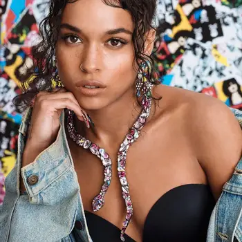 Monarchess Ethnic Snake Necklace Unique Crystal Chokers Necklaces for Women Charming Crystal Jewelry Accessories Wholesale
Monarchess Ethnic Snake Necklace Unique Crystal Chokers Necklaces for Women Charming Crystal Jewelry Accessories Wholesale