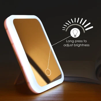 USB Rechargeable LED Light for Makeup Mirror Brightness and Height Adjustable Touch Control LED Natural Light LED Makeup Mirror
USB Rechargeable LED Light for Makeup Mirror Brightness and Height Adjustable Touch Control LED Natural Light LED Makeup Mirror