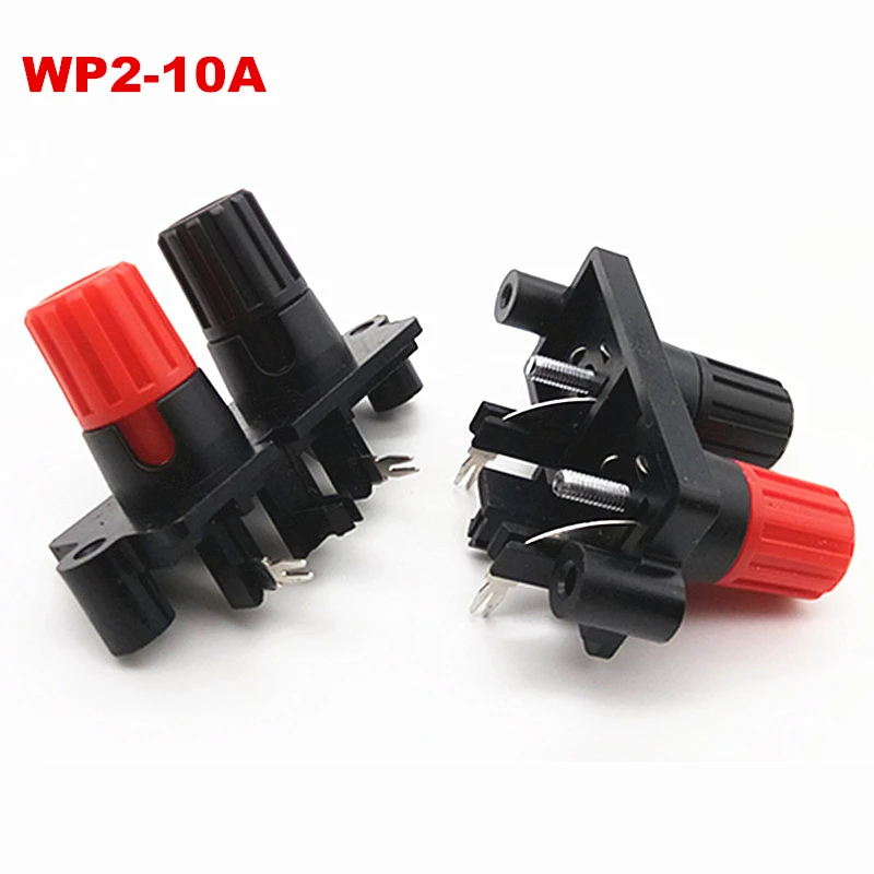 2Pcs/lot WP WP2-10A External Banana jack 2 bit Speaker Amplifier Wire Clip Audio 2Pin Socket Bent feet Terminal Clip
2Pcs/lot WP WP2-10A External Banana jack 2 bit Speaker Amplifier Wire Clip Audio 2Pin Socket Bent feet Terminal Clip