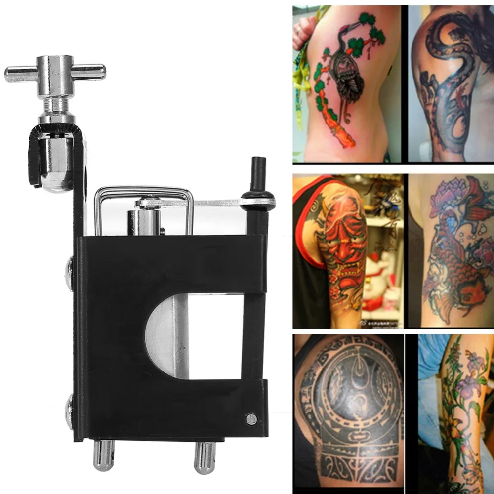 Black Liner Shader Rotary Tattoo Strong Motor Gun Machine Shading Lining Permanent Body Lip Eye Make up Accessories Tools | Красота и