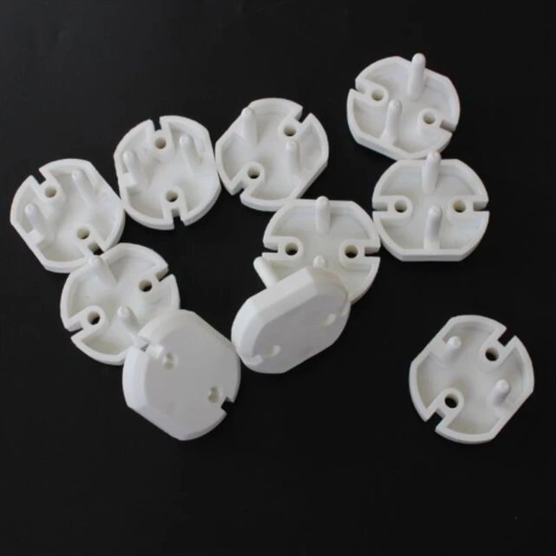 10Pcs EU Socket Safety Plug Protector Electrical Outlet Baby Kids Safety Guard Anti Electric Shock EU Plug Rotated Socket Cover
10Pcs EU Socket Safety Plug Protector Electrical Outlet Baby Kids Safety Guard Anti Electric Shock EU Plug Rotated Socket Cover