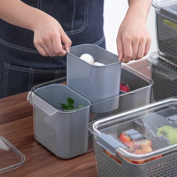 Fresh Vegetable Fruit Boxes Storage Containers Fridge Drip Basket Produce Refrigerator Storage Basket Set Kitchen Storage
Fresh Vegetable Fruit Boxes Storage Containers Fridge Drip Basket Produce Refrigerator Storage Basket Set Kitchen Storage