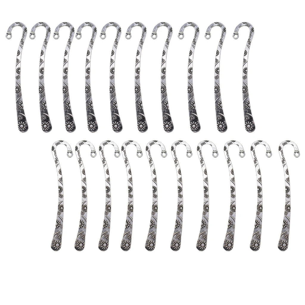 20x Tibetan Metal Bookmarks Book Mark with Hook Jewelry Findings DIY Pendant 20x Tibetan Metal Bookmarks Book Mark with Hook Jewelry Findings DIY Pendant