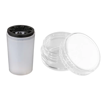1Pcs Nail Art Brush Holder Cleanser Cup Container & 50Pcs Travel Cosmetic Sample Containers 5 Gram Plastic Pot Jars
1Pcs Nail Art Brush Holder Cleanser Cup Container & 50Pcs Travel Cosmetic Sample Containers 5 Gram Plastic Pot Jars