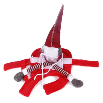 Warm Winter Santa Claus Gift Cosplay Cats Holiday Party Dog Christmas Costume Pet Cute Outfit Dressing Up Soft Funny Riding 
Warm Winter Santa Claus Gift Cosplay Cats Holiday Party Dog Christmas Costume Pet Cute Outfit Dressing Up Soft Funny Riding