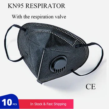 10 pcs/bag KN95 Face Mask PM2.5 With the respiration valve Anti-fog Strong Protective Mouth Mask Respirator Reusable
10 pcs/bag KN95 Face Mask PM2.5 With the respiration valve Anti-fog Strong Protective Mouth Mask Respirator Reusable