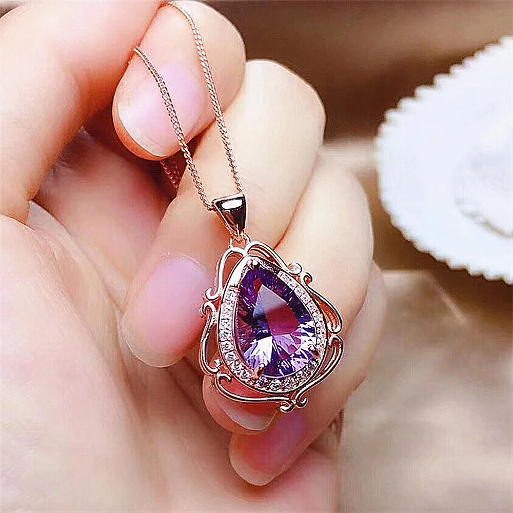 carving purple crystal gemstones - 1mrk.com