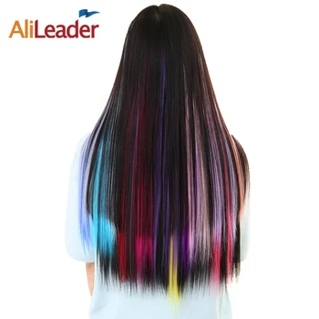 Alileader Cheap One Clip In Hair Synthetic Long Straight Clip Hairs Extensions Ombre One Clip In Hair Fake Hairs For Style Girls 
Alileader Cheap One Clip In Hair Synthetic Long Straight Clip Hairs Extensions Ombre One Clip In Hair Fake Hairs For Style Girls