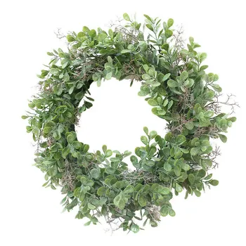 Artificial Long leaf Lucky Wreath Green Leaves Front Door Indoor Wall Decor your House and Make it Look Vibrant
Artificial Long leaf Lucky Wreath Green Leaves Front Door Indoor Wall Decor your House and Make it Look Vibrant