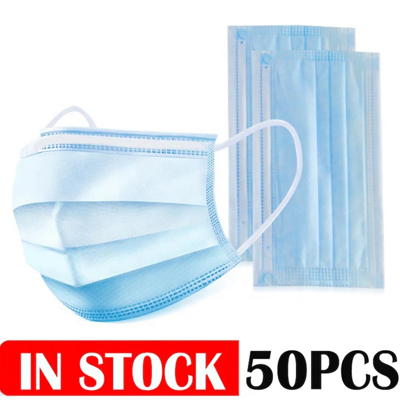 Anti-gas masks prevent small germs from invading 3 layers of filtering protection disposable medical masks 50 / 100pcs packaging
Anti-gas masks prevent small germs from invading 3 layers of filtering protection disposable medical masks 50 / 100pcs packaging