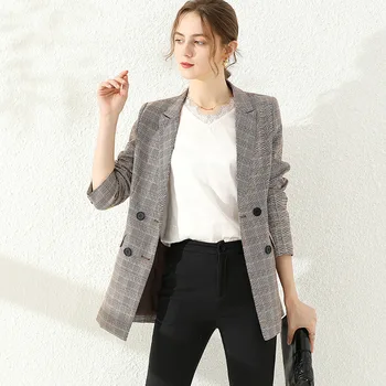 Plaid Suit Jacket 2020 Autumn New Style Sense of Design Slim Fit Slimming Commuting Elegant Jackets-820338
Plaid Suit Jacket 2020 Autumn New Style Sense of Design Slim Fit Slimming Commuting Elegant Jackets-820338