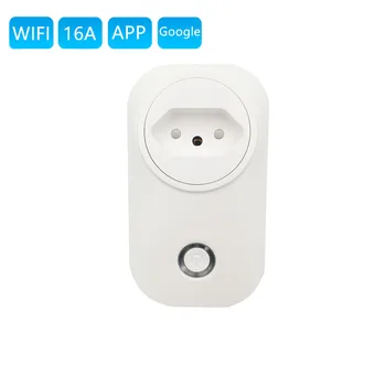 Smart Plug WiFi Power Socket 16A Brazil BR Standard With Energy Monitor APP Control Works With Google Assistant Alexa
Smart Plug WiFi Power Socket 16A Brazil BR Standard With Energy Monitor APP Control Works With Google Assistant Alexa