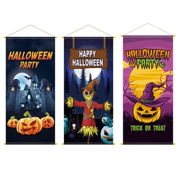 3Pcs Halloween Poster Banner Decorative Exquisite Store Banner Hanging Banner Halloween Banner For Halloween Decoration
3Pcs Halloween Poster Banner Decorative Exquisite Store Banner Hanging Banner Halloween Banner For Halloween Decoration