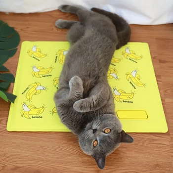 Pet Cat Ice Cooling Pad Pad Self-cooling Fruit Print Summer Refreshing Cool Pad Cold Ice Silk Kennel Pad Supplies Floor
Pet Cat Ice Cooling Pad Pad Self-cooling Fruit Print Summer Refreshing Cool Pad Cold Ice Silk Kennel Pad Supplies Floor