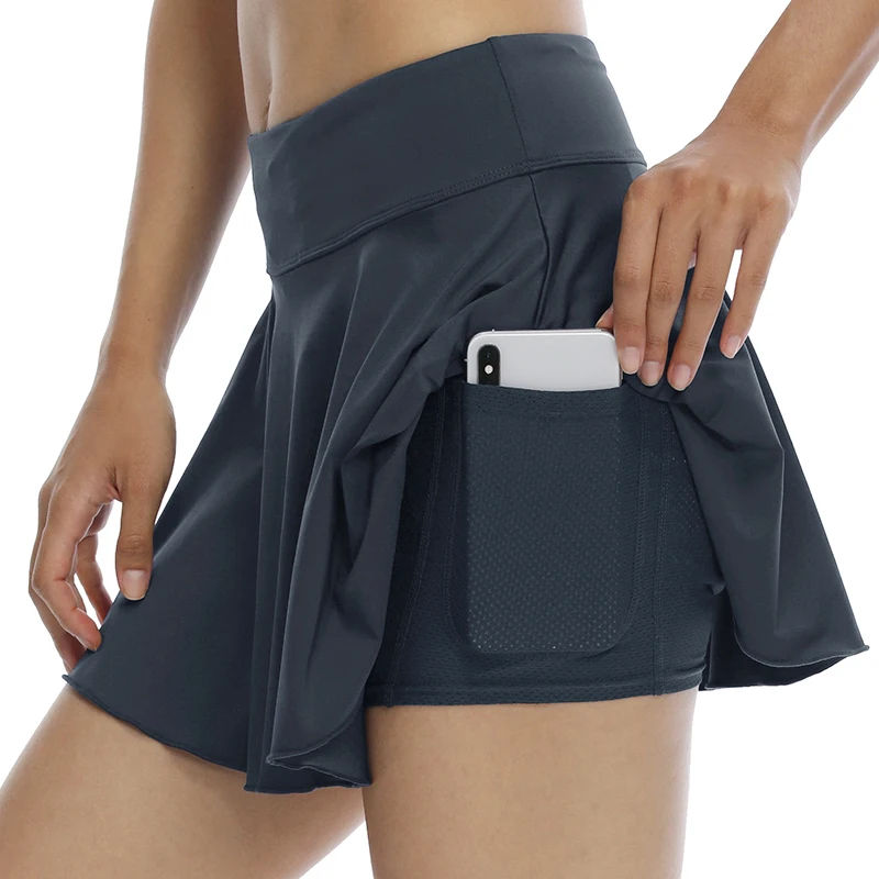 

Women Sports Tennis Skirts Golf Skirt Fitness Shorts High Waist Athletic Running Short Quick Dry Sport Skort for women