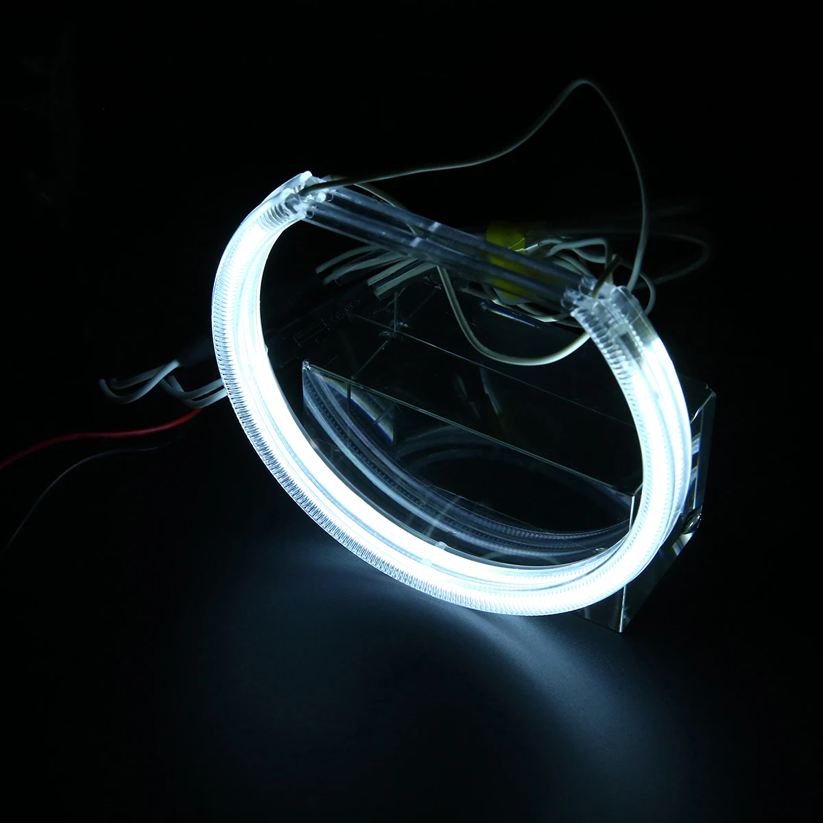 4pcs CCFL COB LED Angel Eye Halo Ring Light Lamp Inverters Set Universal For BMW E46 E36 E38 E39