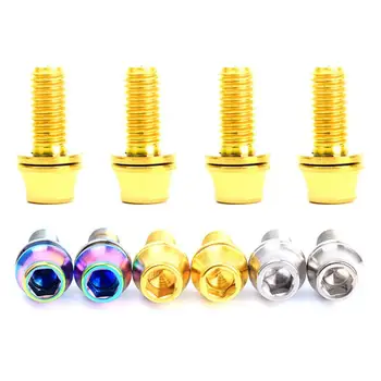 2PCS M5*12MM Bicycle Water Bottle Cage Fixing Bolts Titanium Alloy Screw With Washer for Cycling Cycling Accessories
2PCS M5*12MM Bicycle Water Bottle Cage Fixing Bolts Titanium Alloy Screw With Washer for Cycling Cycling Accessories