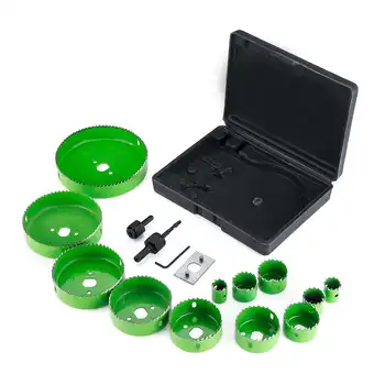 16Pcs 19-127mm Wood Metal Cutter Hole Saw Cutting Set Kit Mandrels Saws Core Drill Bits Drilling Tool Woodworking Metal Opener
16Pcs 19-127mm Wood Metal Cutter Hole Saw Cutting Set Kit Mandrels Saws Core Drill Bits Drilling Tool Woodworking Metal Opener