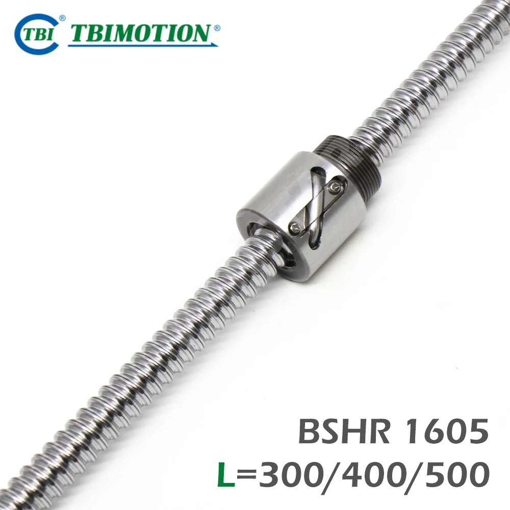 Шариковый винт TBI Motion C7, профессиональный BSH1605, 300, 400, 500 мм, высокоточная мини шариковая гайка, высококачественные детали для ЧПУ, R16, без фланца, 3D
Шариковый винт TBI Motion C7, профессиональный BSH1605, 300, 400, 500 мм, высокоточная мини шариковая гайка, высококачественные детали для ЧПУ, R16, без фланца, 3D