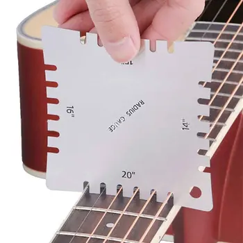 4pcs Fingerboard Luthier Tool Guitar Notched Ruler Musical Instrument Radius Gauge Set Setup Accurate Measure Stainless Steel
4pcs Fingerboard Luthier Tool Guitar Notched Ruler Musical Instrument Radius Gauge Set Setup Accurate Measure Stainless Steel