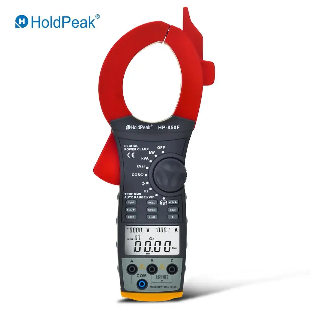 High Quality Auto Range Power Clamp Meter 850F Digital LCD Display Measure AC/DC Voltage Resistance And Audible Continuity Test
High Quality Auto Range Power Clamp Meter 850F Digital LCD Display Measure AC/DC Voltage Resistance And Audible Continuity Test