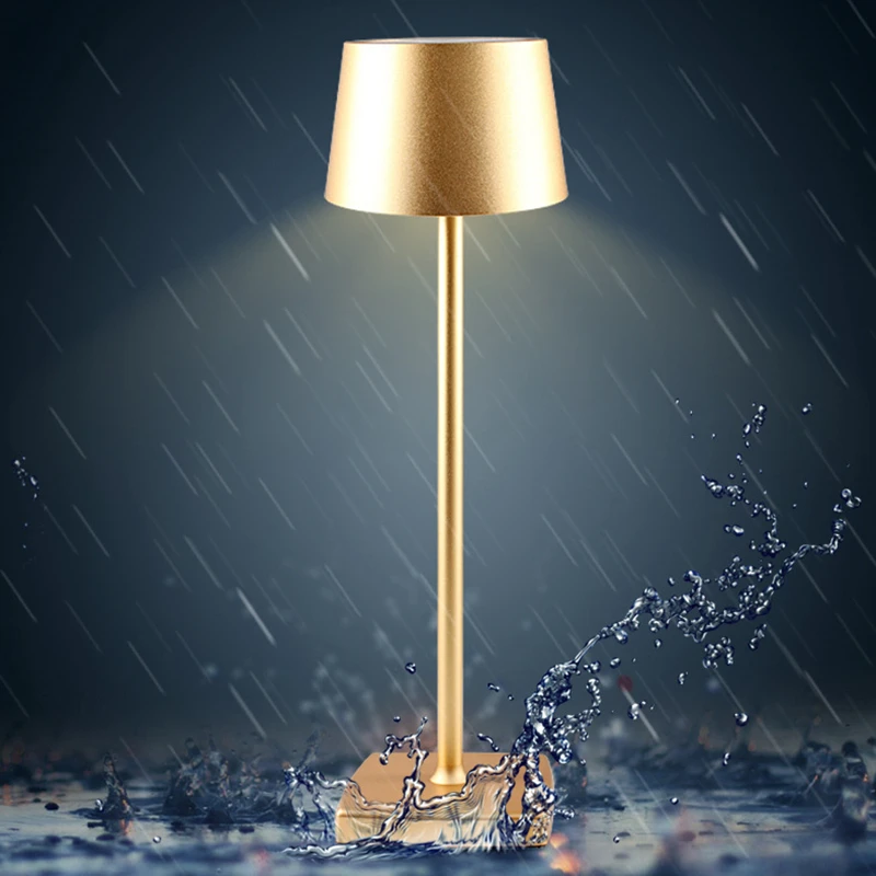 LED Aluminum Alloy Waterproof Desk Lamp Touch Dimming Rechargeable Metal Table Lamps For Bar Living Room Reading Book Light
LED Aluminum Alloy Waterproof Desk Lamp Touch Dimming Rechargeable Metal Table Lamps For Bar Living Room Reading Book Light