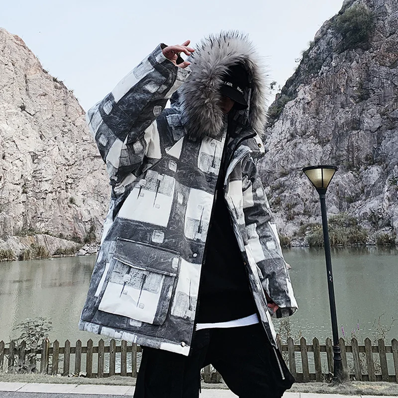 Japanese hip hop style thick warm cotton jacket casual street printing windbreaker jacket winter men's brand clothing jacket
Japanese hip hop style thick warm cotton jacket casual street printing windbreaker jacket winter men's brand clothing jacket